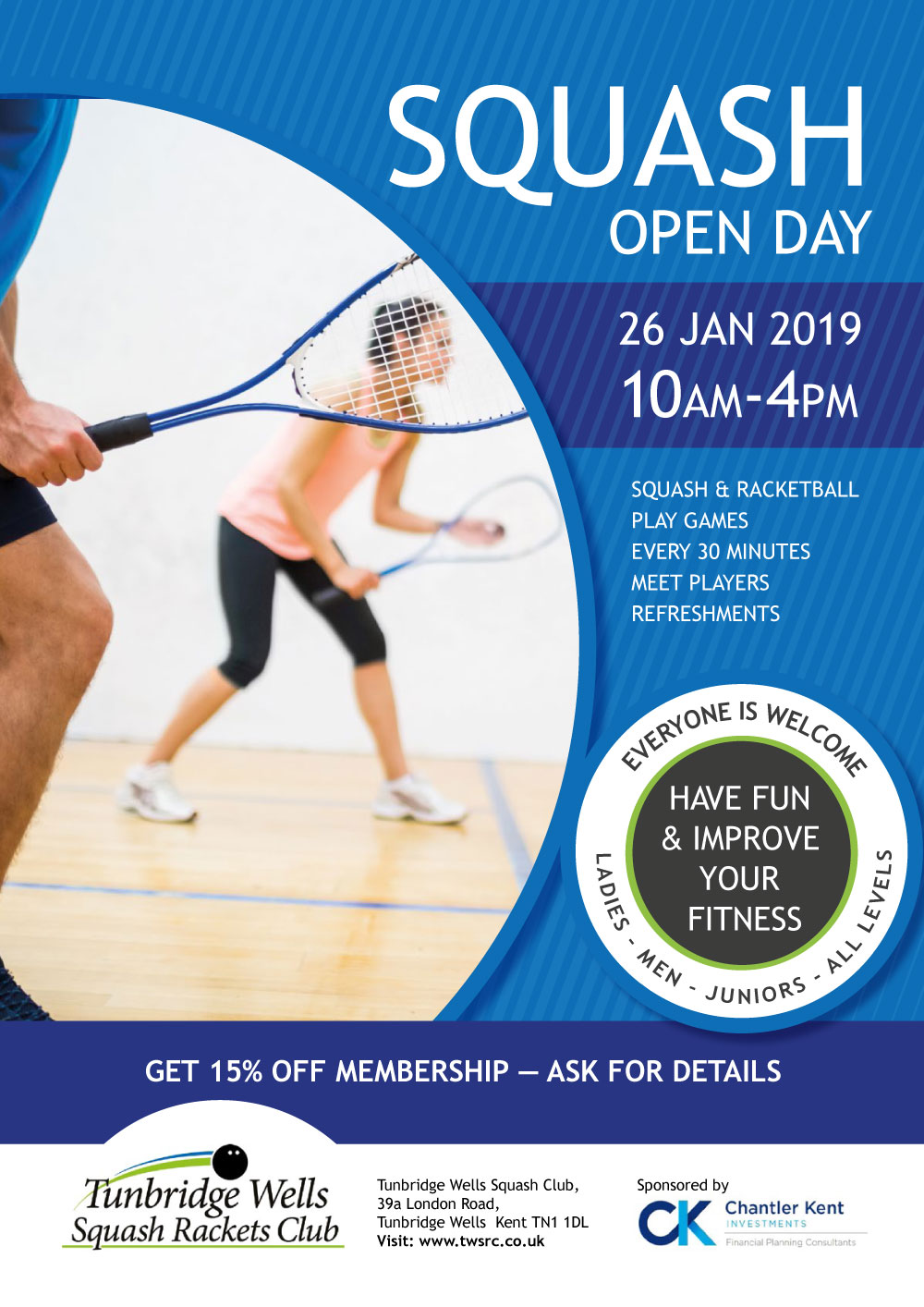 Squash Open Day